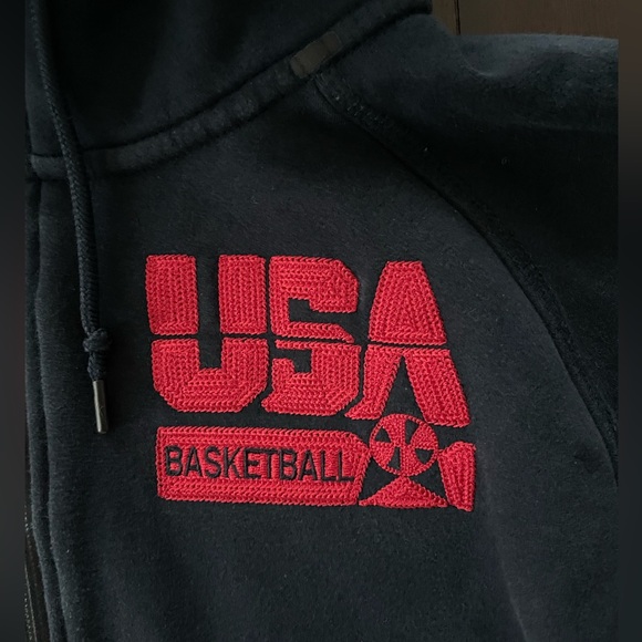 Vintage Nike USA Basketball Dream Team 20th Anniversary navy fleece hoody - Picture 3 of 7